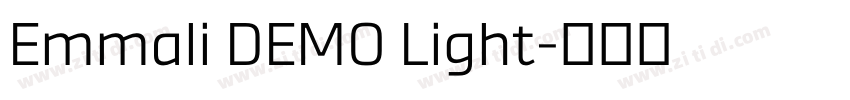 Emmali DEMO Light字体转换